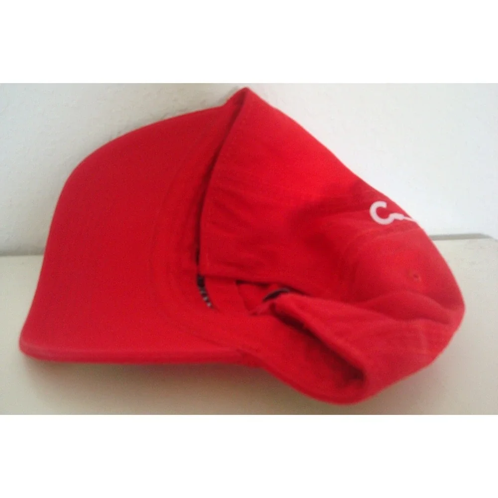 GEORGIA BULLDOGS SCRIPT    BEACH GOLF    STRAPBACK  DEADSTOCK HAT CAP VINTAGE D1